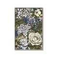 Picture of Detailed Floral in Color  _GroupedProduct_Rectangle_Portrait_Canvas_Framed_