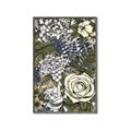 Picture of Detailed Floral in Color  _GroupedProduct_Rectangle_Portrait_Canvas_Framed_