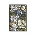 Picture of Detailed Floral in Color  _GroupedProduct_Rectangle_Portrait_Canvas_Framed_