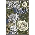 Picture of Detailed Floral in Color  _GroupedProduct_Rectangle_Portrait_Canvas_Framed_