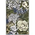 Picture of Detailed Floral in Color  _GroupedProduct_Rectangle_Portrait_Canvas_Framed_