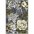 Picture of Detailed Floral in Color  _GroupedProduct_Rectangle_Portrait_Canvas_Framed_