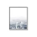 Picture of Exhale Waves _GroupedProduct_Rectangle_Portrait_Canvas_Framed_