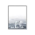 Picture of Exhale Waves _GroupedProduct_Rectangle_Portrait_Canvas_Framed_