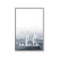 Picture of Exhale Waves _GroupedProduct_Rectangle_Portrait_Canvas_Framed_