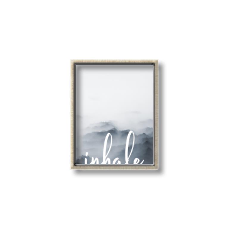 Picture of Inhale Waves _GroupedProduct_Rectangle_Portrait_Canvas_Framed_