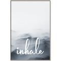 Picture of Inhale Waves _GroupedProduct_Rectangle_Portrait_Canvas_Framed_