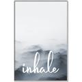 Picture of Inhale Waves _GroupedProduct_Rectangle_Portrait_Canvas_Framed_