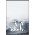 Picture of Inhale Waves _GroupedProduct_Rectangle_Portrait_Canvas_Framed_