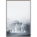 Picture of Inhale Waves _GroupedProduct_Rectangle_Portrait_Canvas_Framed_