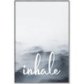 Picture of Inhale Waves _GroupedProduct_Rectangle_Portrait_Canvas_Framed_