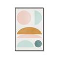 Picture of Pastel Modern II  _GroupedProduct_Rectangle_Portrait_Canvas_Framed_