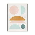 Picture of Pastel Modern II  _GroupedProduct_Rectangle_Portrait_Canvas_Framed_