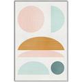 Picture of Pastel Modern II  _GroupedProduct_Rectangle_Portrait_Canvas_Framed_