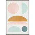 Picture of Pastel Modern II  _GroupedProduct_Rectangle_Portrait_Canvas_Framed_