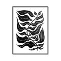 Picture of Noir Leaves I  _GroupedProduct_Rectangle_Portrait_Canvas_Framed_