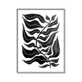 Picture of Noir Leaves I  _GroupedProduct_Rectangle_Portrait_Canvas_Framed_