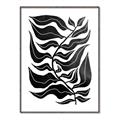 Picture of Noir Leaves I  _GroupedProduct_Rectangle_Portrait_Canvas_Framed_