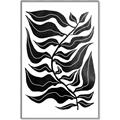 Picture of Noir Leaves I  _GroupedProduct_Rectangle_Portrait_Canvas_Framed_