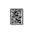 Picture of Noir Leaves II  _GroupedProduct_Rectangle_Portrait_Canvas_Framed_