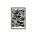 Picture of Noir Leaves II  _GroupedProduct_Rectangle_Portrait_Canvas_Framed_