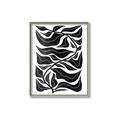 Picture of Noir Leaves II  _GroupedProduct_Rectangle_Portrait_Canvas_Framed_