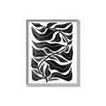 Picture of Noir Leaves II  _GroupedProduct_Rectangle_Portrait_Canvas_Framed_
