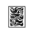 Picture of Noir Leaves II  _GroupedProduct_Rectangle_Portrait_Canvas_Framed_