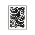 Picture of Noir Leaves II  _GroupedProduct_Rectangle_Portrait_Canvas_Framed_