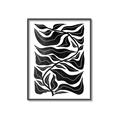 Picture of Noir Leaves II  _GroupedProduct_Rectangle_Portrait_Canvas_Framed_