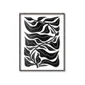 Picture of Noir Leaves II  _GroupedProduct_Rectangle_Portrait_Canvas_Framed_