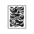 Picture of Noir Leaves II  _GroupedProduct_Rectangle_Portrait_Canvas_Framed_
