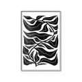 Picture of Noir Leaves II  _GroupedProduct_Rectangle_Portrait_Canvas_Framed_