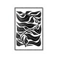 Picture of Noir Leaves II  _GroupedProduct_Rectangle_Portrait_Canvas_Framed_