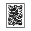 Picture of Noir Leaves II  _GroupedProduct_Rectangle_Portrait_Canvas_Framed_