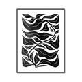 Picture of Noir Leaves II  _GroupedProduct_Rectangle_Portrait_Canvas_Framed_