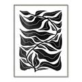 Picture of Noir Leaves II  _GroupedProduct_Rectangle_Portrait_Canvas_Framed_
