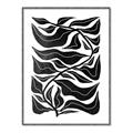 Picture of Noir Leaves II  _GroupedProduct_Rectangle_Portrait_Canvas_Framed_