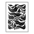 Picture of Noir Leaves II  _GroupedProduct_Rectangle_Portrait_Canvas_Framed_