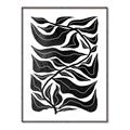 Picture of Noir Leaves II  _GroupedProduct_Rectangle_Portrait_Canvas_Framed_