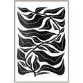 Picture of Noir Leaves II  _GroupedProduct_Rectangle_Portrait_Canvas_Framed_