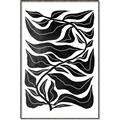 Picture of Noir Leaves II  _GroupedProduct_Rectangle_Portrait_Canvas_Framed_