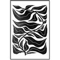 Picture of Noir Leaves II  _GroupedProduct_Rectangle_Portrait_Canvas_Framed_