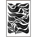 Picture of Noir Leaves II  _GroupedProduct_Rectangle_Portrait_Canvas_Framed_