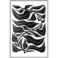 Picture of Noir Leaves II  _GroupedProduct_Rectangle_Portrait_Canvas_Framed_