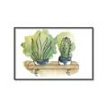 Picture of Splashed Cactus I  _GroupedProduct_Rectangle_Landscape_Canvas_Framed_