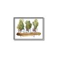 Picture of Splashed Cactus II  _GroupedProduct_Rectangle_Landscape_Canvas_Framed_