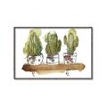 Picture of Splashed Cactus II  _GroupedProduct_Rectangle_Landscape_Canvas_Framed_