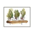 Picture of Splashed Cactus II  _GroupedProduct_Rectangle_Landscape_Canvas_Framed_