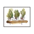 Picture of Splashed Cactus II  _GroupedProduct_Rectangle_Landscape_Canvas_Framed_